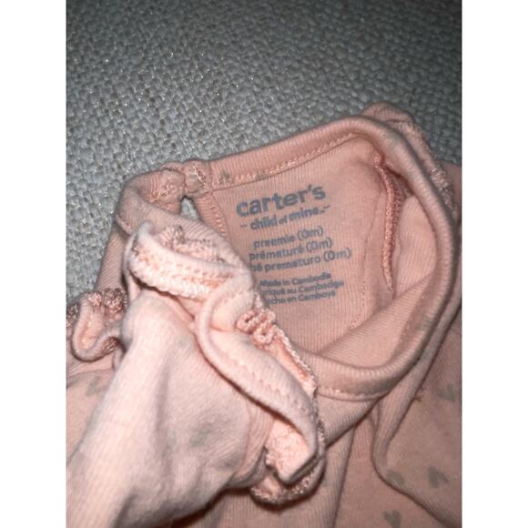 Carter’s Bundle of  4 (four) Preemie / newborn onesies. - Picture 8 of 10